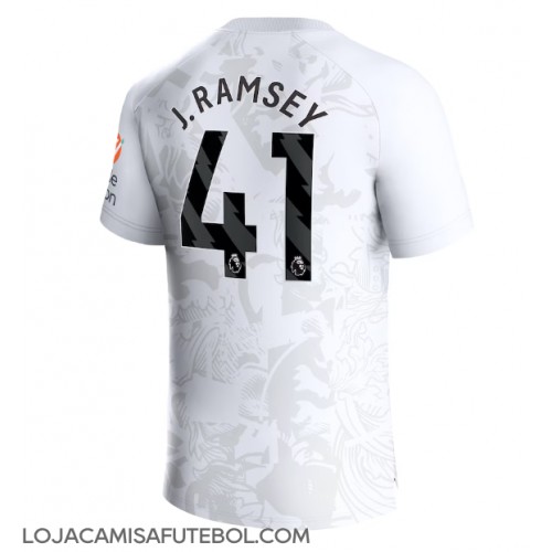 Camisa de Futebol Aston Villa Jacob Ramsey #41 Equipamento Secundário 2023-24 Manga Curta